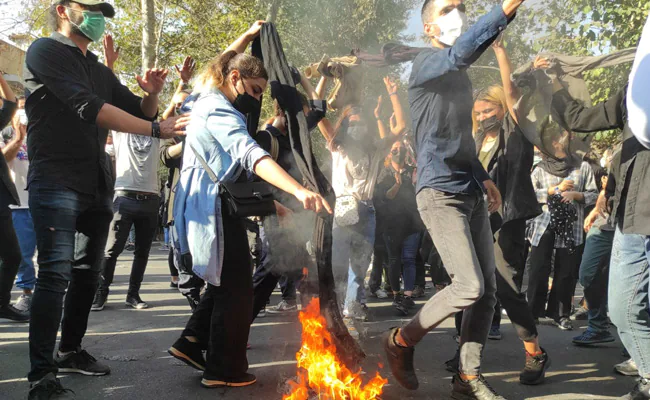 Biểu tình ở Iran.