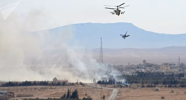 Máy bay trực thăng ở Syria