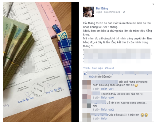 Cô gái xinh đẹp kiếm 100 triệu/tháng 