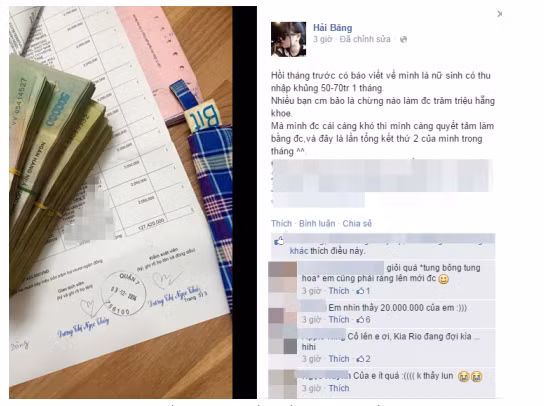 Cô gái xinh đẹp kiếm 100 triệu/tháng 