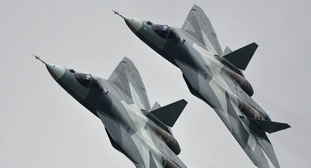 Chiến đấu cơ Su-57 của Nga.