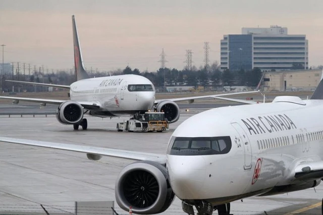 Chiếc Boeing 737 MAX 8 của Hàng không Canada