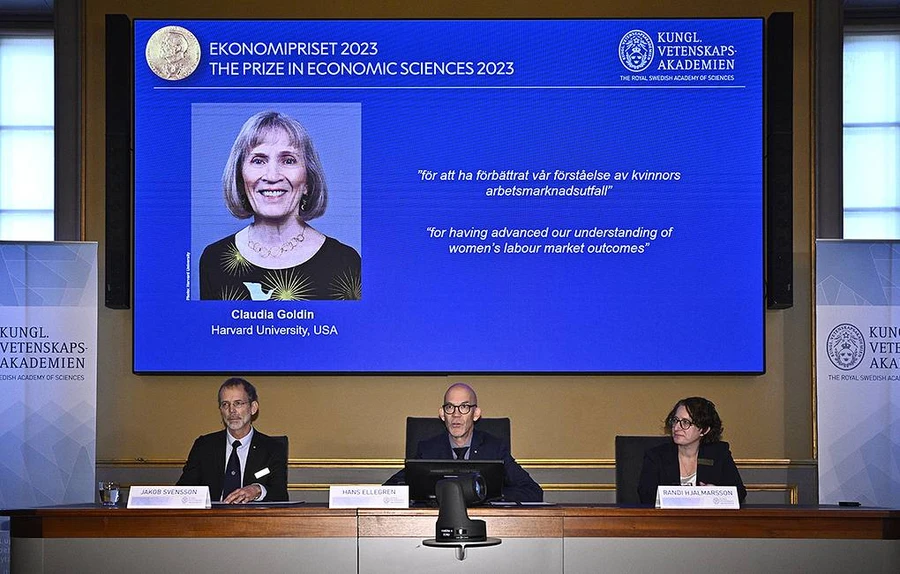 Nhà nghiên cứu Claudia Goldin đoạt giải Nobel Kinh tế 2023.