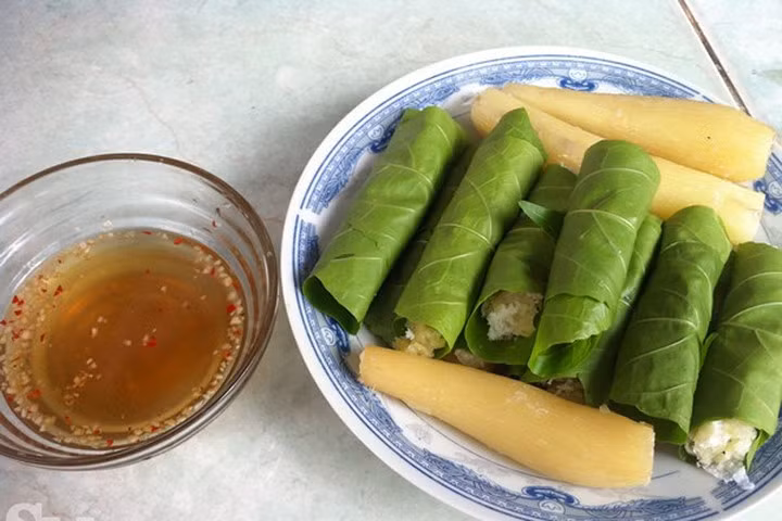 Khoai mì quết dừa đậm tình quê