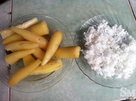 Khoai mì quết dừa đậm tình quê - Ảnh 3 Khoai mi quet dua dam tinh que - Anh 3