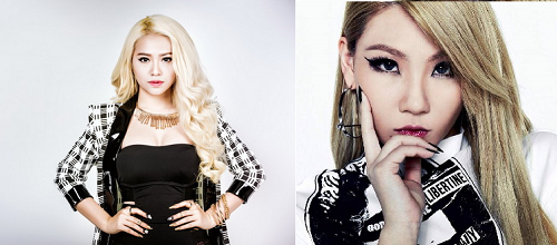 Nữ ca sỹ Mia theo đuổi hình tượng của trưởng nhóm nhạc 2NE1 - CL. Sau khi nổi tiếng với màn trình diễn The baddest female, hóa thân thành CL tại gameshow Gương mặt thân quen, Mia quyết tâm giữ nguyên mái tóc vàng bạch kim, đi theo phong cách quái tính của thần tượng xứ Hàn. nhung-kieu-lam-dep-giong-sao-ngoai-cua-hot-girl-viet-5