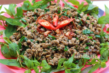 Thực đơn độc thân: Hến xào rau răm, đậu đũa xào hành tím - Ảnh 3 Thuc don doc than: Hen xao rau ram, dau dua xao hanh tim - Anh 3