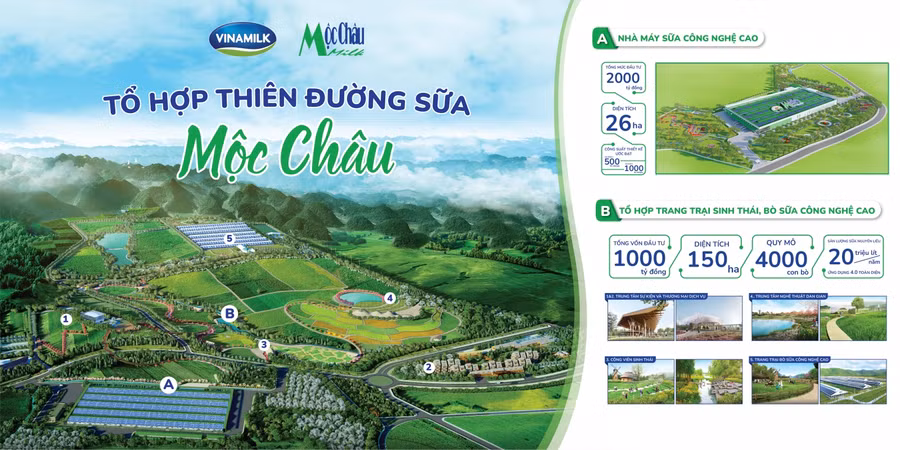Thiên đường sữa trên thảo nguyên xanh Mộc Châu - dự án “khủng” của 2 ông lớn ngành sữa ảnh 1
