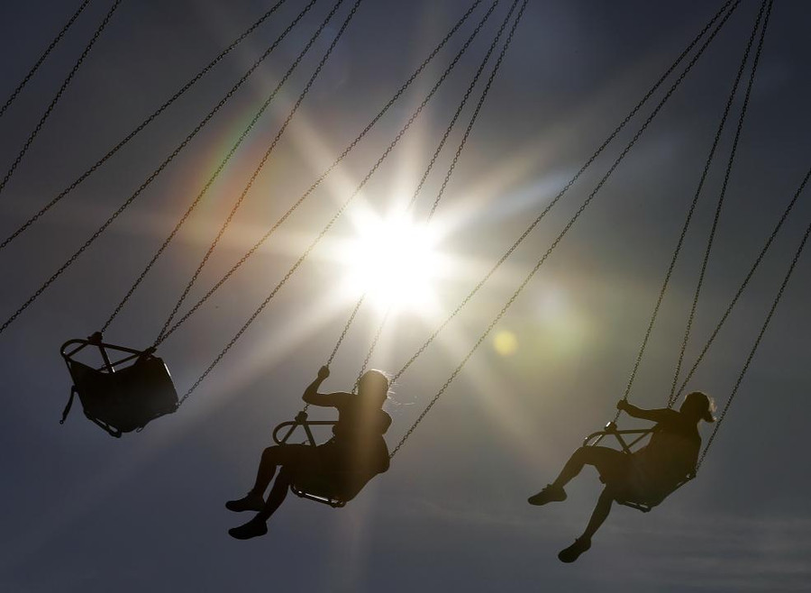 Tại hội chợ bang Indiana ở Mỹ