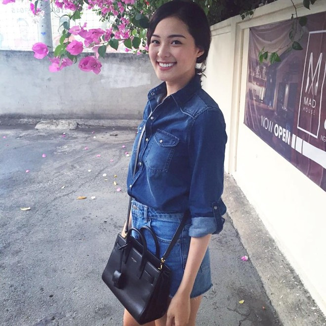 Bạn gái tin đồn Cường Đô La mặc sơ mi cũng đẹp