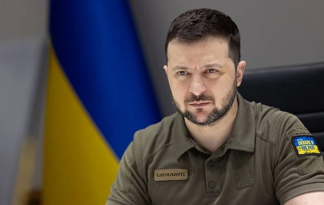 Tổng thống Ukraine Zelensky.