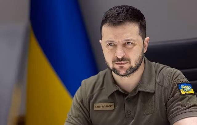 Tổng thống Ukraine Zelensky.