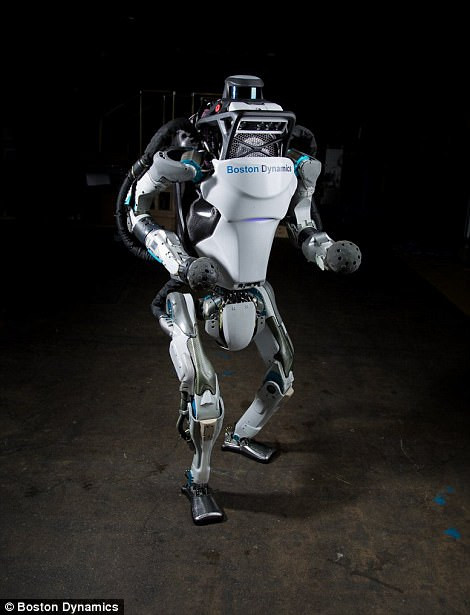 Atlas được trang bị thêm các bộ cảm biến để giữ thăng bằng Atlas được trang bị thêm các bộ cảm biến để giữ thăng bằng