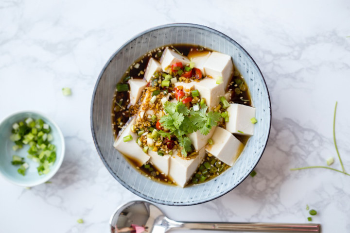 Cách làm đậu hũ non xốt cay