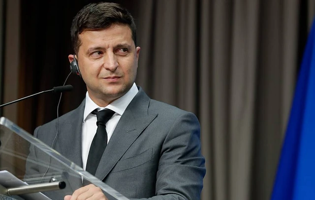 Tổng thống Ukraine Zelensky.