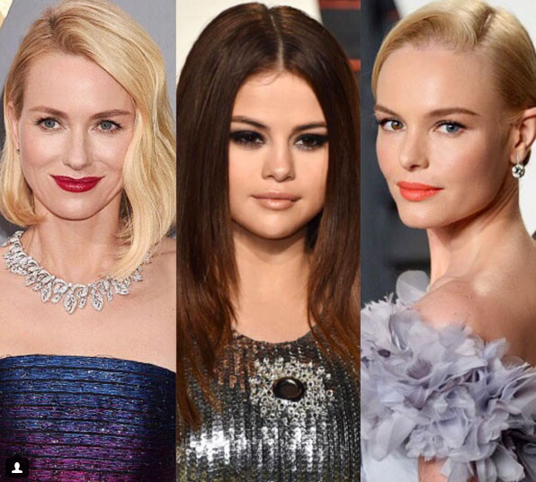 Hung Vanngo là người làm đẹp cho Naomi Watts, Selena Gomez, Kate Bosworth tại Oscar 2016. Ảnh: Instagram Hung Vanngo là người làm đẹp cho Naomi Watts, Selena Gomez, Kate Bosworth tại Oscar 2016. Ảnh: Instagram