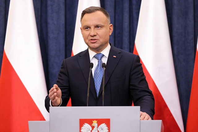 Tổng thống Ba Lan Andrzej Duda.