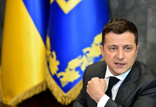 Tổng thống Ukraine Zelensky.