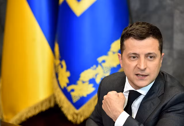 Tổng thống Ukraine Zelensky.