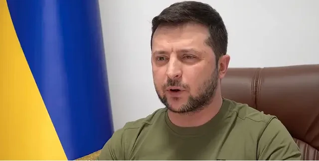 Tổng thống Ukraine Zelensky.