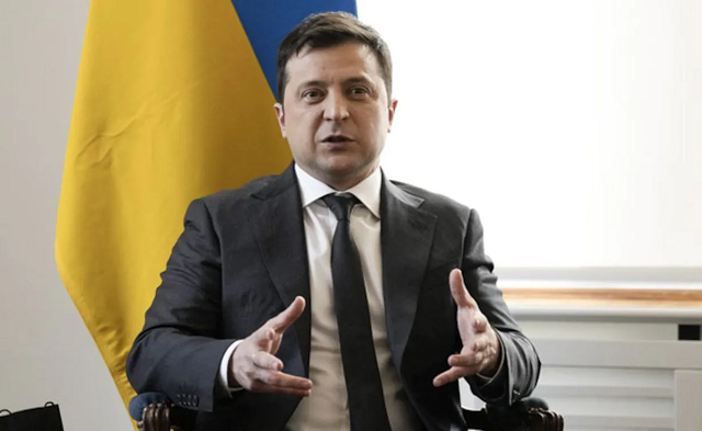 Tổng thống Ukraine Zelensky.