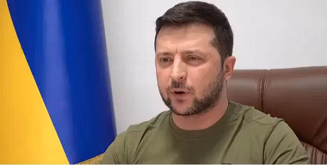 Tổng thống Ukraine Zelensky.