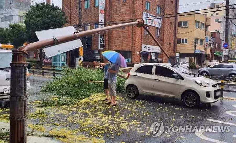 Hình ảnh sức mạnh bão Haishen càn quét Hàn Quốc sau khi rời Nhật Bản ảnh 5