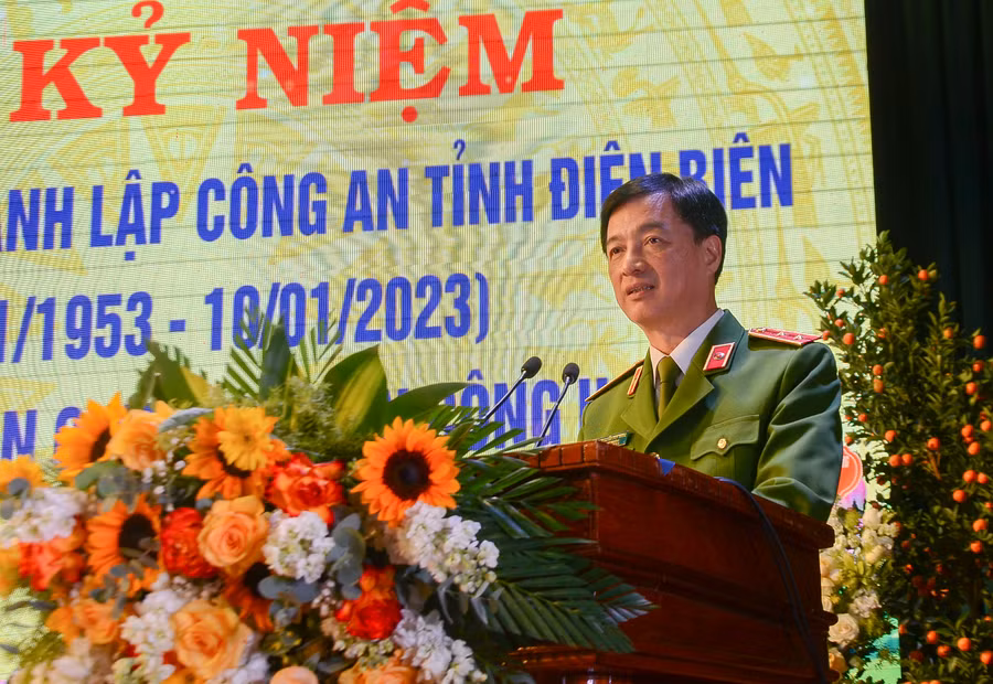 Trung tướng Nguyễn Duy Ngọc, Thứ trưởng Bộ Công an phát biểu tại Lễ Kỷ niệm. Trung tướng Nguyễn Duy Ngọc, Thứ trưởng Bộ Công an phát biểu tại Lễ Kỷ niệm.