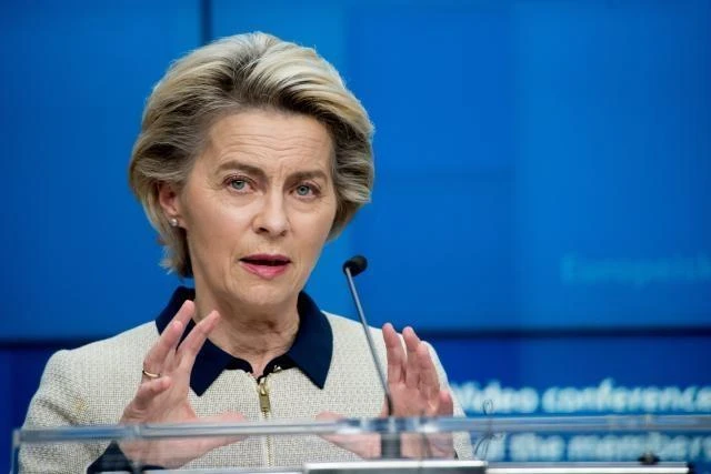 Chủ tịch Ủy ban châu Âu Ursula von der Leyen.