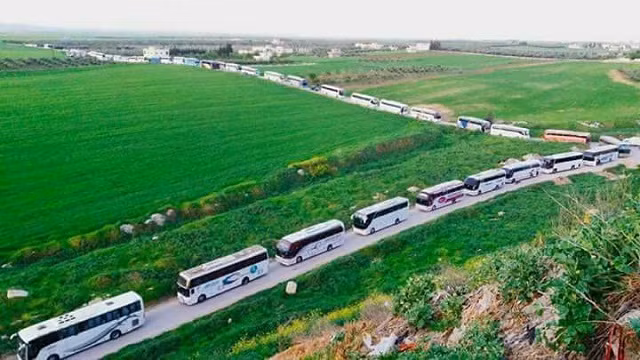 Số chiến binh đi sơ tán khỏi Đông Ghouta nhiều chưa từng có