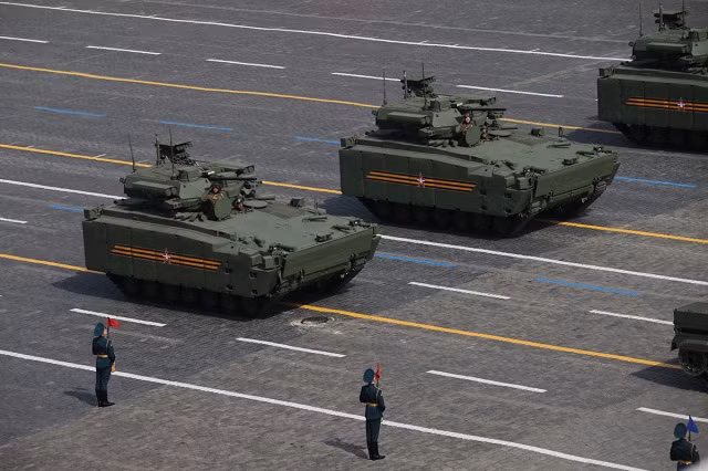 Dàn khí tài Nga xuất hiện trong buổi diễn tập lễ duyệt binh kỷ niệm Ngày chiến thắng ảnh 3