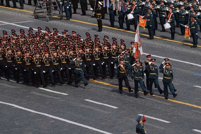 Dàn khí tài Nga xuất hiện trong buổi diễn tập lễ duyệt binh kỷ niệm Ngày chiến thắng ảnh 8