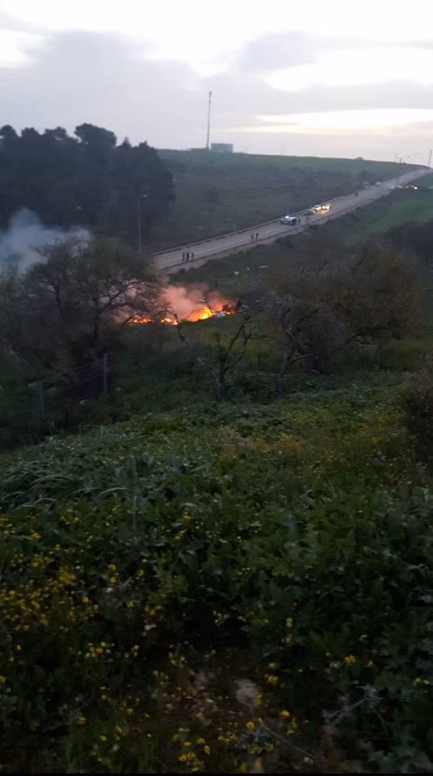 Máy bay Israel bị bắn hạ