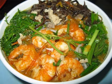 Cach lam bun tom don gian ma ngon, giau dinh duong cho bua sang - Anh 2