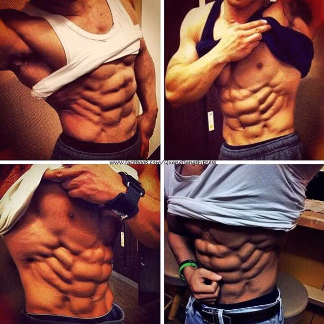 Công thức tăng 12 kg, luyện 8 múi của anh chàng điển trai