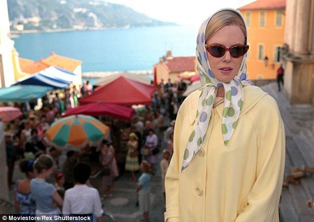 Nicole Kidman trong vai công nương Grace Kelly trong phim truyền hình 