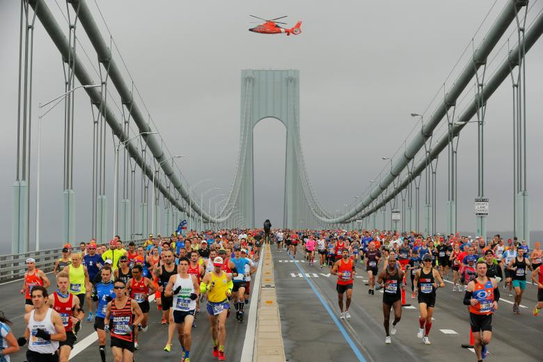 Một cuộc chạy marathon ở New York