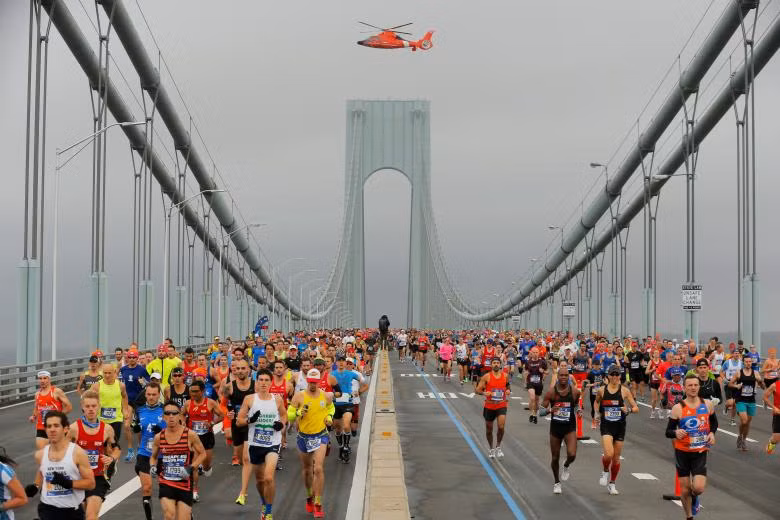 Một cuộc chạy marathon ở New York Một cuộc chạy marathon ở New York