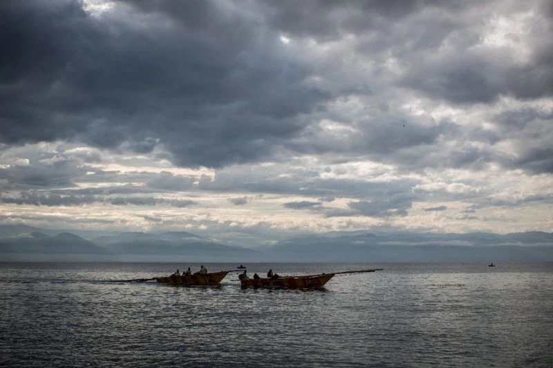 Hình ảnh hồ Tanganyika ở Congo