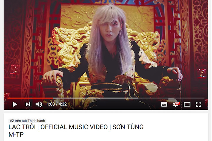 "Lạc Trôi" của Sơn Tùng M-TP cán mốc 40 triệu view sau 2 tuần
