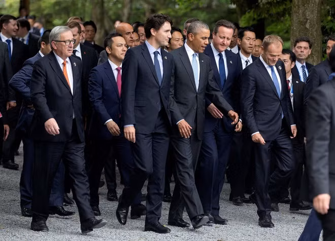 Thủ tướng Abe dẫn lãnh đạo G7 thăm đền thiêng nhất nước Nhật ảnh 7