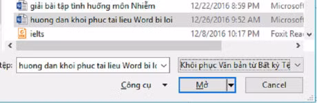 Huong dan khoi phuc file Word 2016 bi loi - Anh 8