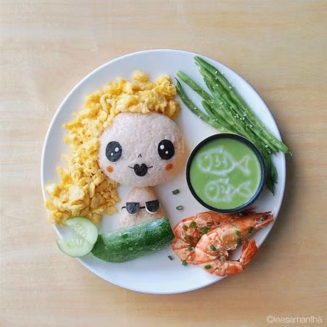 Mach me thong minh cach trang tri mon an sieu dep, be bieng an den may cung them - Anh 21