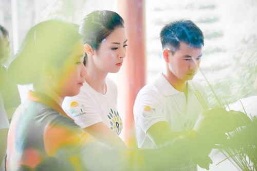Ngọc Hân, Xuân Bắc trồng cây ở ngã ba Đồng Lộc - ảnh 5