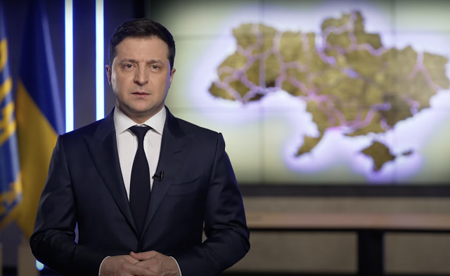 Tổng thống Ukraine Vladimir Zelensky.