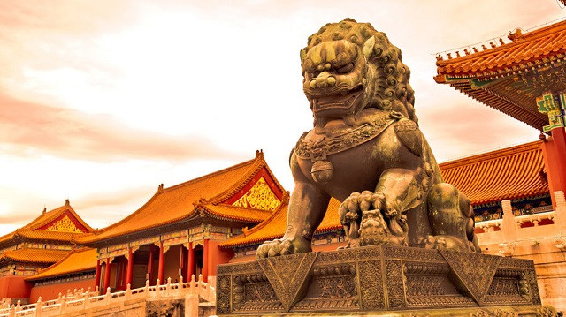 Tử cấm thành ở Bắc Kinh, Trung Quốc