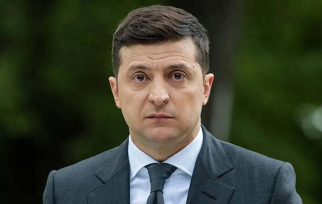 Tổng thống Ukraine Zelensky.