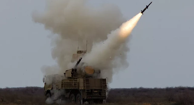 Hệ thống tên lửa Pantsir-S ở Syria.