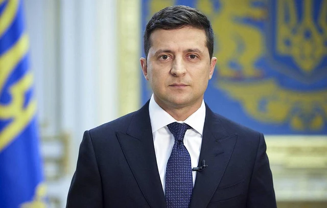 Tổng thống Ukraine Zelensky.