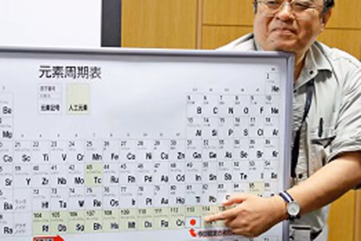 Bảng Tuần hoàn hóa học có thêm 4 nguyên tố mới
